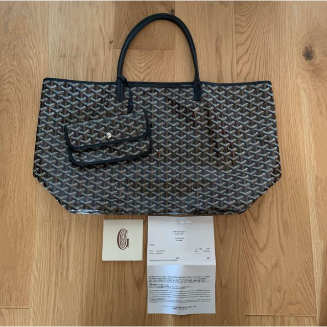 独特な - GOYARD 【美品/購入証明付】ゴヤール ブラック サンルイGM ...