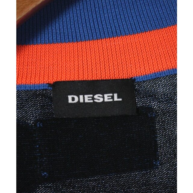 DIESEL(ディーゼル)のDIESEL ディーゼル カーディガン S 青 【古着】【中古】 メンズのトップス(カーディガン)の商品写真