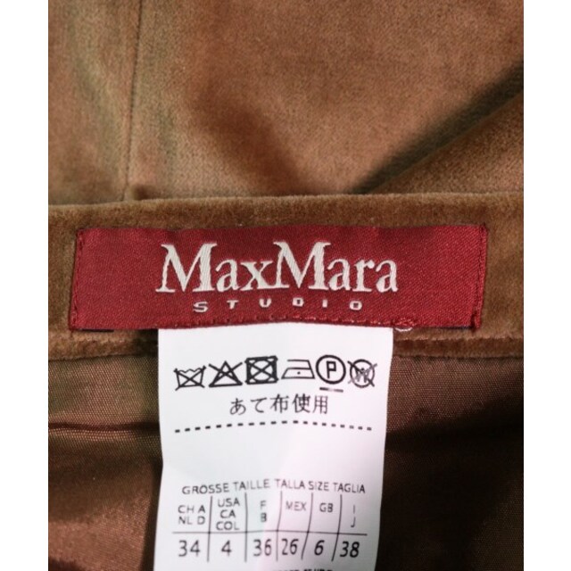 MAX MARA WEEK END LINE ひざ丈スカート 38(S位) 茶 2