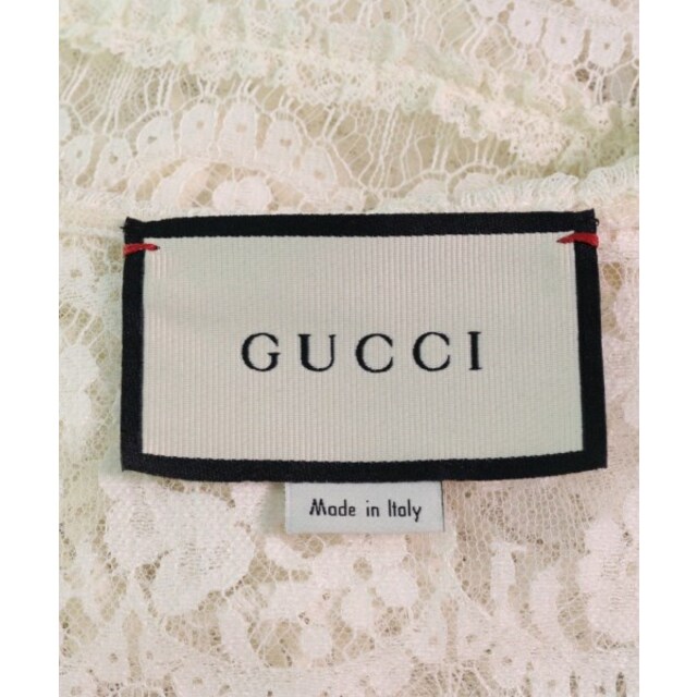 激安本物 Gucci - 【古着】【中古】 アイボリー系(総柄) 42(M位) ブラウス グッチ GUCCI シャツ+ブラウス(長袖+七分)
