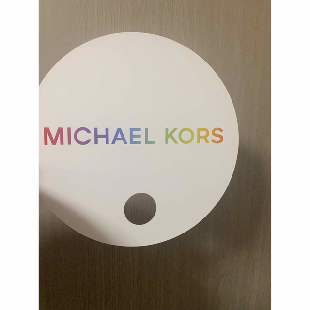 Michael Kors(マイケルコース)のうちわ　チュッパチャプス　マイケルコース　アウトレット　景品　グッズ　非売品 エンタメ/ホビーのコレクション(ノベルティグッズ)の商品写真