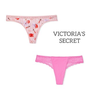 ヴィクトリアズシークレット(Victoria's Secret)のクリアランス♡ヴィクトリアシークレット コットンソング 2枚セット XS(ショーツ)