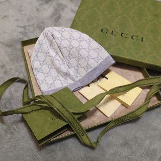 グッチ(Gucci)のGUCCI　ベビーキャップ　新品(帽子)