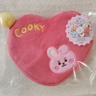 ビーティーイシビル(BT21)のBT21 ハートポーチ COOKYクッキー(キャラクターグッズ)