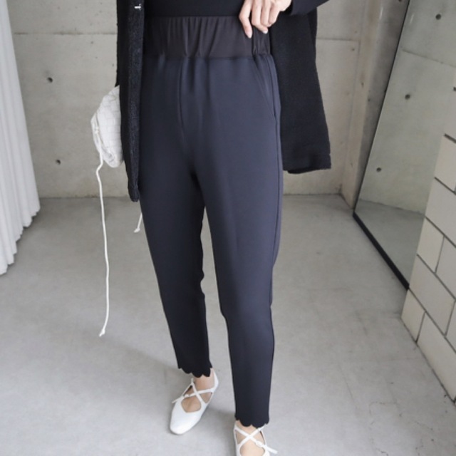 ella 完売 scallop leggings pants Mカジュアルパンツ