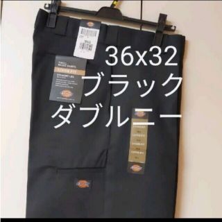 ディッキーズ(Dickies)の新品 36x32 BK  ダブルニー ワークパンツ ディッキーズブラック(ワークパンツ/カーゴパンツ)