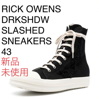 Rick Owens - 新品未使用 RICK OWENS DRKSHDW SLASH SNEAKS 43