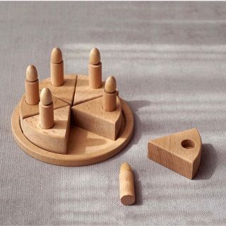 ⭐︎即納⭐︎木製ケーキ　バースデーフォト　おままごと木製玩具　誕生日　知育玩具(その他)
