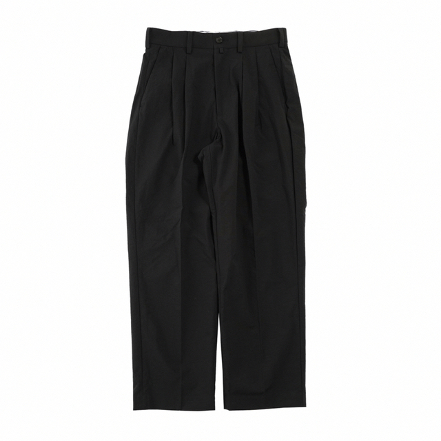 SUMARI Nylon 2tucks Wide Tapered Slacksパンツ