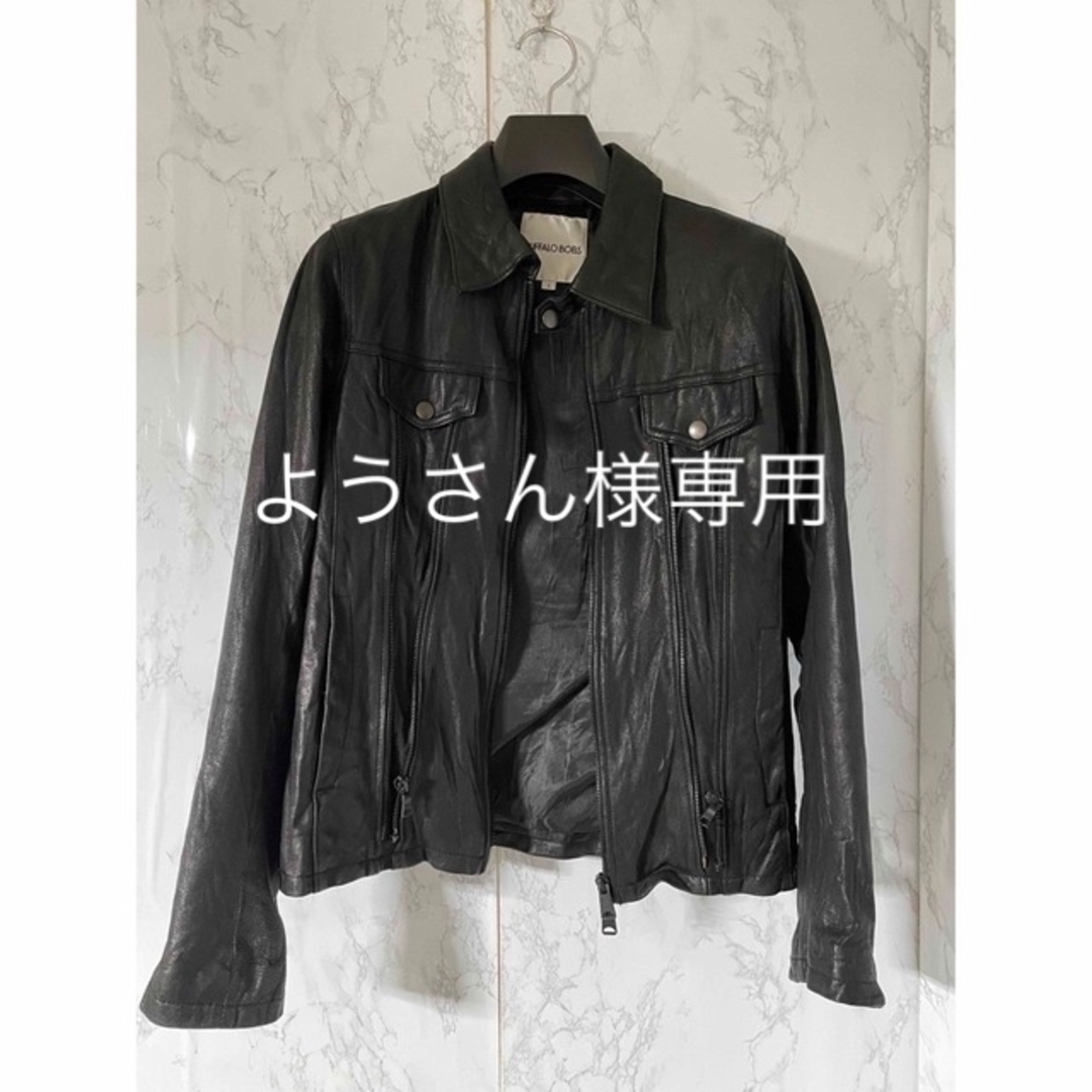 ようさん様専用革ジャン　ヤギ革BUFFALO BOBS レザージャケット　衣服　 | フリマアプリ ラクマ