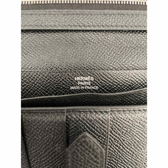 Hermes(エルメス)の【新古品】HERMES エルメス 長財布 べアン ブラック メンズのファッション小物(長財布)の商品写真