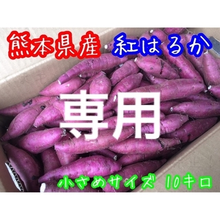 熊本県産 紅はるか 小サイズ 箱込10㌔(野菜)