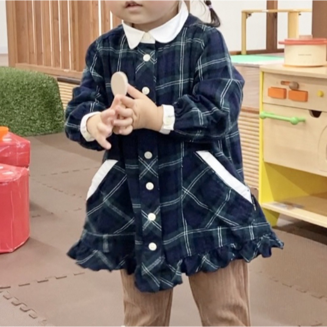 COMME CA ISM - シャツワンピース チュニック ベビー子供服90の通販 by