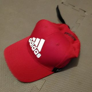 アディダス(adidas)のadidas キャップ 赤(キャップ)