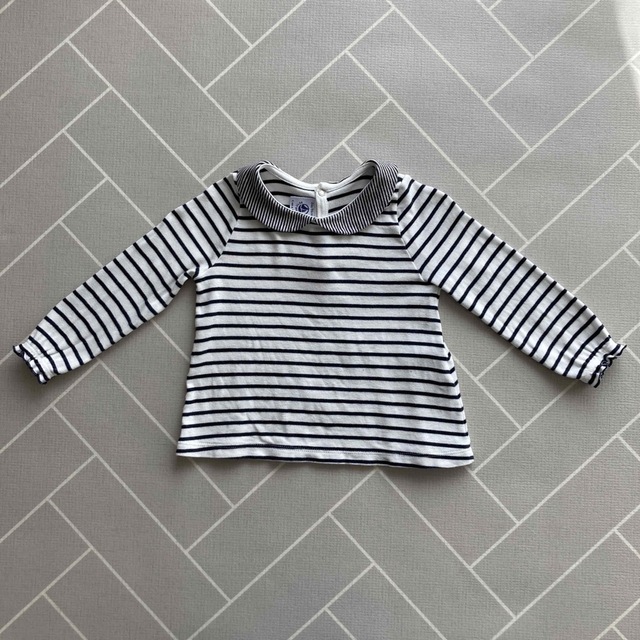 PETIT BATEAU(プチバトー)のプチバトー　マリニエール　長袖カットソー キッズ/ベビー/マタニティのベビー服(~85cm)(シャツ/カットソー)の商品写真