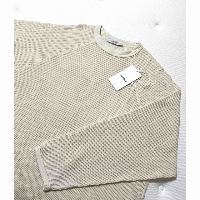 PHEENY Basket Mesh Raglan Sleeve (IVY) Tシャツ | endageism.com