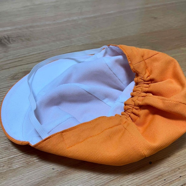 カラー帽子　オレンジ　star キッズ/ベビー/マタニティのこども用ファッション小物(帽子)の商品写真