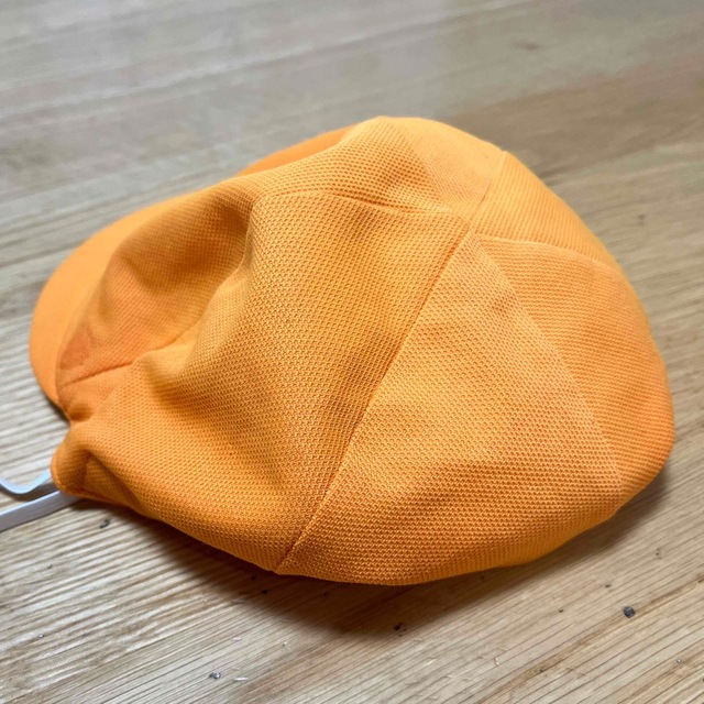 カラー帽子　オレンジ　star キッズ/ベビー/マタニティのこども用ファッション小物(帽子)の商品写真