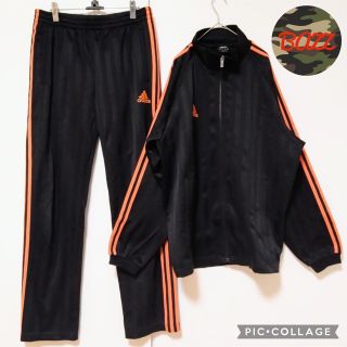 アディダス(adidas)のアディダス　ジャージ上下セットアップ　トラックジャケット　XLサイズ　ビッグロゴ(ジャージ)