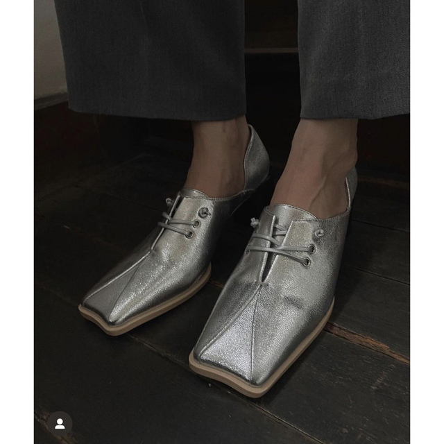 一度のみ使用 ameri vintage 2WAY SQUARE LOAFERS