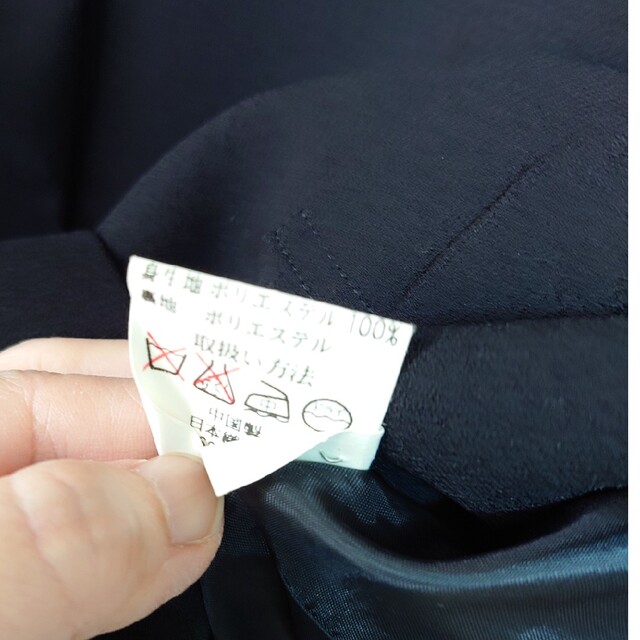 フォーマル　ワンピーススーツ　黒７号 レディースのフォーマル/ドレス(礼服/喪服)の商品写真