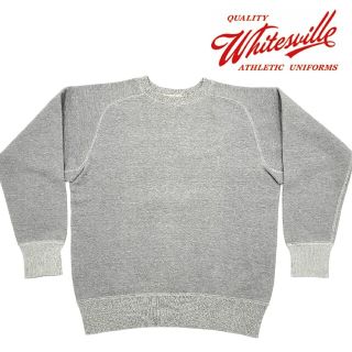 ホワイツビル(WHITESVILLE)の吊り編み丸胴◆Whitesville◆フリーダムスリーブスエットグレーM 556(スウェット)