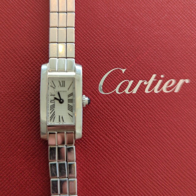 Cartier(カルティエ)のタンクアロンジェ　ラニエール ＷＧ レディースのファッション小物(腕時計)の商品写真