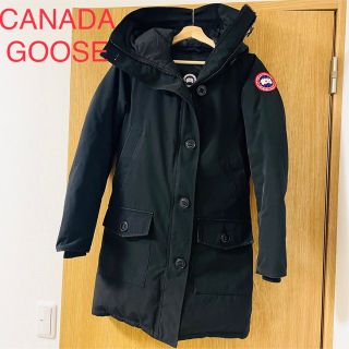 カナダグース(CANADA GOOSE)のCANADA GOOSE カナダグース サイズS/P ブロンテパーカー　ブラック(ダウンジャケット)