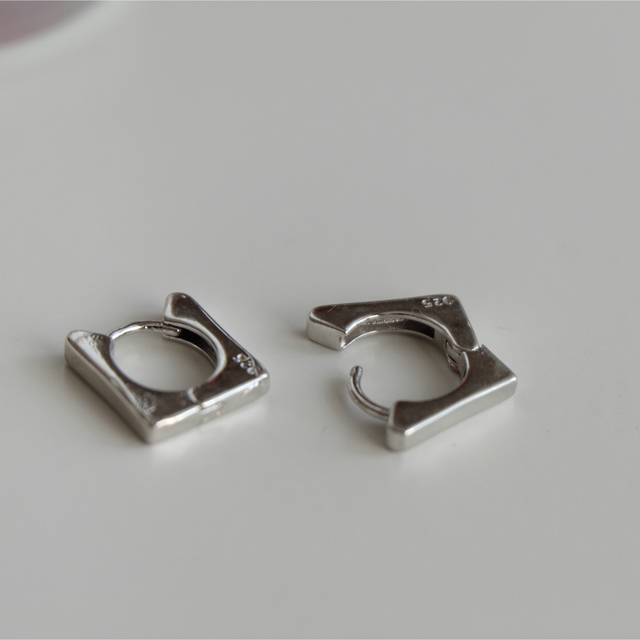 FREAK'S STORE(フリークスストア)のNo.P2304⌇square pierce ❪silver❫ ⌇S925 レディースのアクセサリー(ピアス)の商品写真