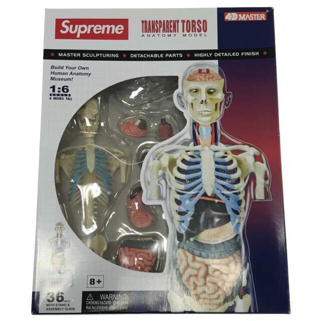 SUPREME シュプリーム 18AW Transparent Torso クリア トルソー フィギュア 人体模型 マルチ