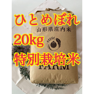 ひとめぼれ 20kg 山形 令和4年産 特別栽培米の通販 by nono 's shop ...