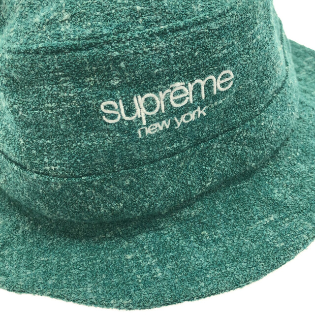 Supreme(シュプリーム)のSUPREME シュプリーム 21SS Classic Logo Terry Crusher クラシック テリークラッシャーハット グリーン Loro Piana ロロピアーナ メンズの帽子(ハット)の商品写真