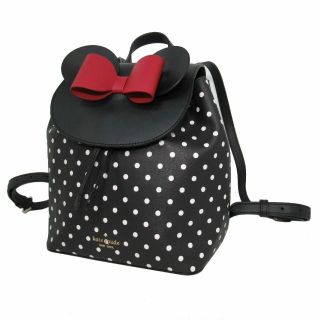 ケイトスペードニューヨーク(kate spade new york)の【新品】ケイトスペード リュック K4642 001 レザー ディズニーコラボ(リュック/バックパック)