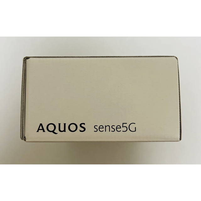 AQUOS(アクオス)の【新品】SHARP AQUOS  Sense5G OCN版 SIMフリー スマホ/家電/カメラのスマートフォン/携帯電話(スマートフォン本体)の商品写真