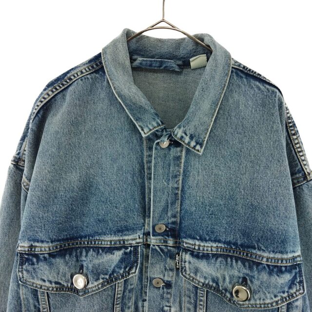 AMBUSH(アンブッシュ)のAMBUSH アンブッシュ 22AW ×LEVI'S LOOSE FIT TRUCKER JACKET リーバイス ルーズフィット デニムトラッカージャケット A42140001インディゴブルー メンズのジャケット/アウター(Gジャン/デニムジャケット)の商品写真