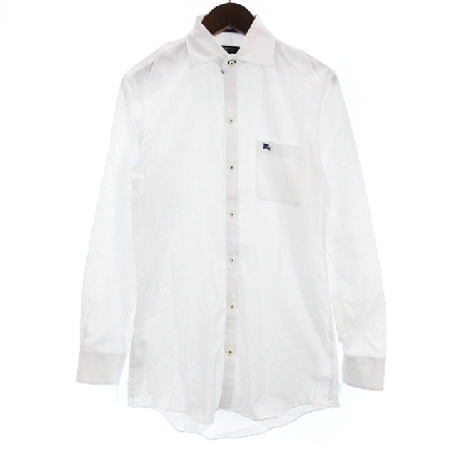 81cm袖丈バーバリーブラックレーベル ワイシャツ 長袖 レギュラーカラー 白 38