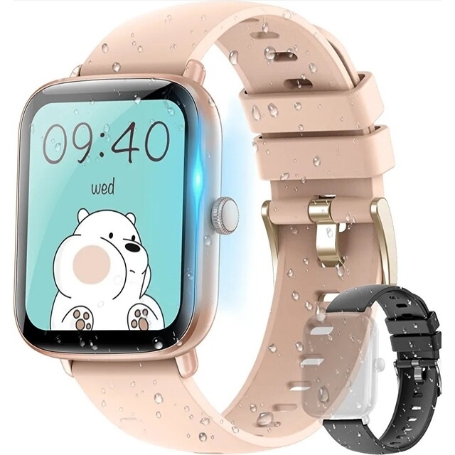 新品 スマートウォッチ 人気 IP68防水 Smart Watch ピンク レディースのファッション小物(腕時計)の商品写真