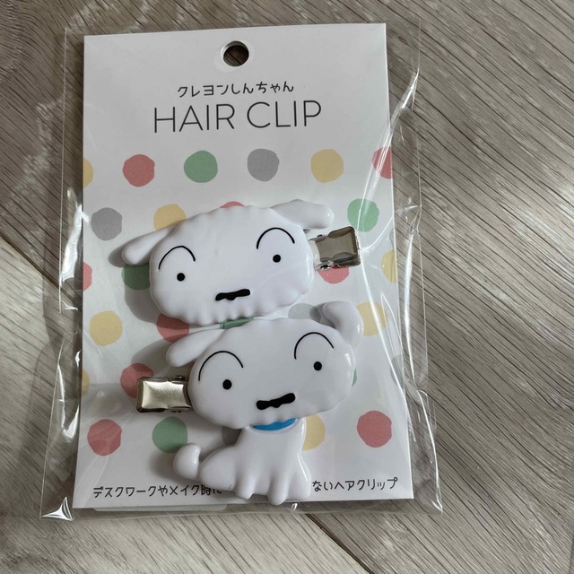 SNOOPY(スヌーピー)のクレヨンしんちゃん、シロヘアピン➕スヌーピーヘアゴム レディースのヘアアクセサリー(ヘアピン)の商品写真