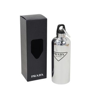 【新品/限定】PRADA ウォーターボトル SILVER 迷彩ショップ袋付き