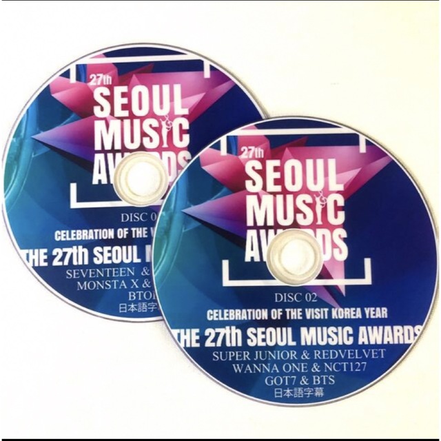 27th  SEOUL MUSIC  AWARDS  DVD2枚組　字幕あり エンタメ/ホビーのDVD/ブルーレイ(ミュージック)の商品写真