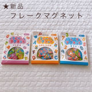 ★新品　フレークマグネット3点セット(知育玩具)