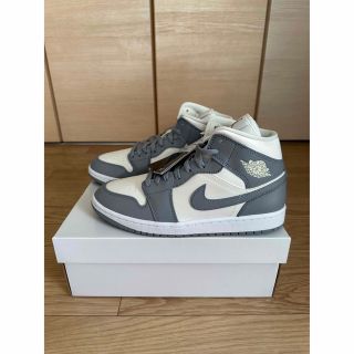 ジョーダン(Jordan Brand（NIKE）)の✨Nike WMNS Air Jordan 1 Mid "Grey/Sail"✨(スニーカー)