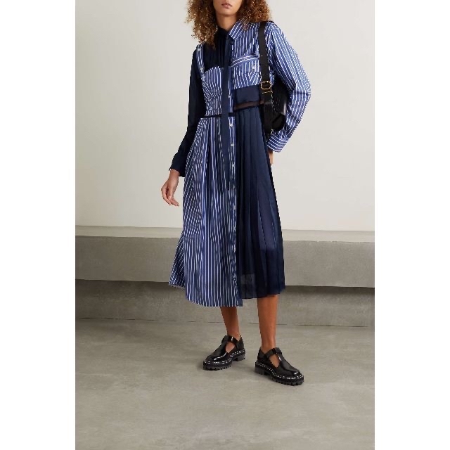 sacai - 入手困難☆sacaiサカイ☆新品ストライプアシンメトリー