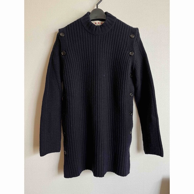 【美品】MARNI マルニ 2way ニット ネイビー 38 | フリマアプリ ラクマ