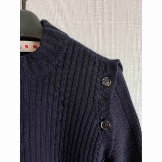 【美品】MARNI マルニ 2way ニット ネイビー 38
