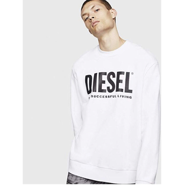 DIESEL(ディーゼル)のDIESEL スウェット L s gir division logo ホワイト メンズのトップス(スウェット)の商品写真