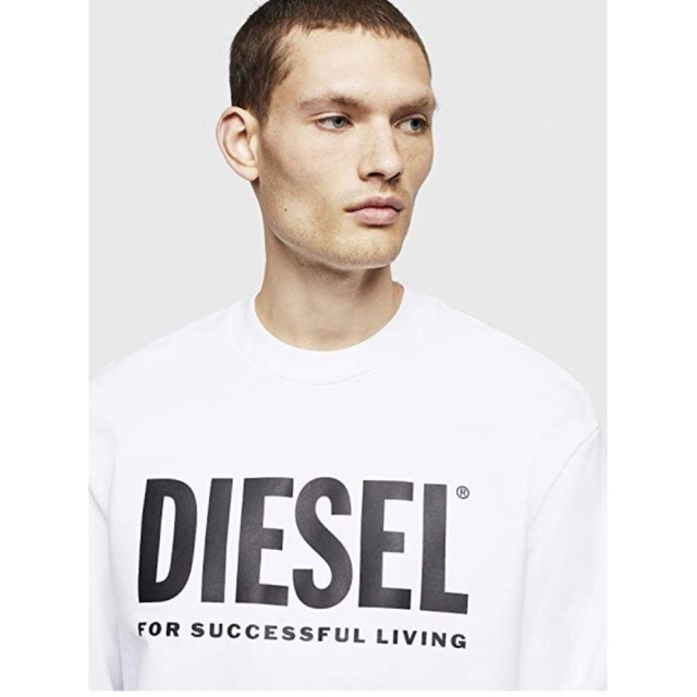 DIESEL(ディーゼル)のDIESEL スウェット L s gir division logo ホワイト メンズのトップス(スウェット)の商品写真