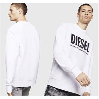 ディーゼル(DIESEL)のDIESEL スウェット L s gir division logo ホワイト(スウェット)