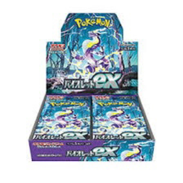 ポケモンカード バイオレットex 未開封 10box シュリンク付きトレーディングカード