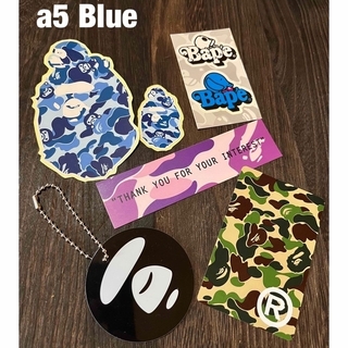 アベイシングエイプ(A BATHING APE)の A BATHING APE Sticker & Trump ■a5 Blue (その他)